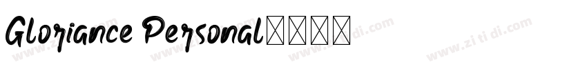 Gloriance Personal字体转换